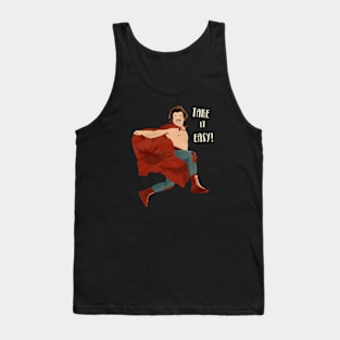 Take It Easy, Nacho Libre, El Luchador Mascarado Tank Top